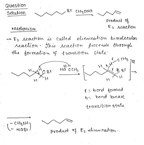 [Solved] Draw the product of the E2 reaction shown below. Ignore any