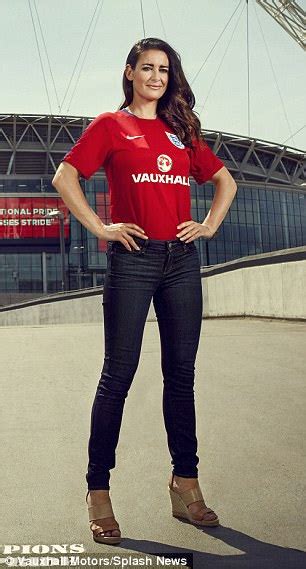 Kirsty Gallacher Becomes Englands Honorary Lionness Daily Mail Online