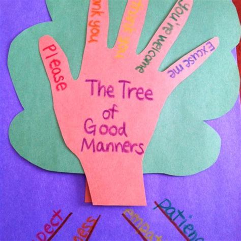 Beautiful Good Manners Activities For Kindergarten Printable Letter
