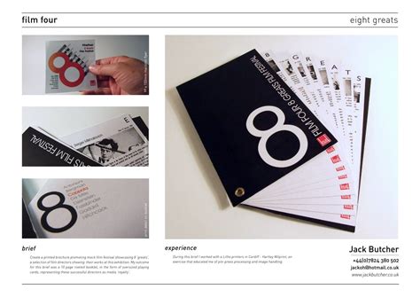 Graphic Designer Printed Portfolio Examples With Graphic Design Printed
