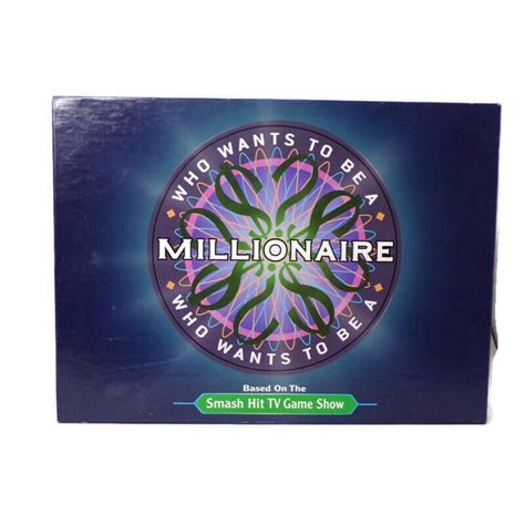 Who Wants To Be A Millionaire Board Game Vintage 2000 Etsy