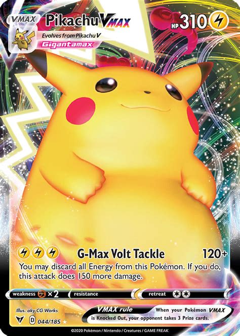 Pikachu Vmax 44203 Vivid Voltage Full Art Holo Ultra Rare Pokemon Card