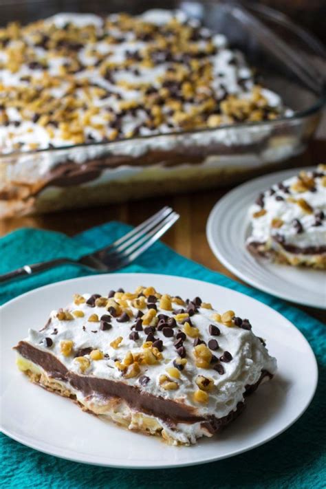 The secret lies in the raisins or dried apricots, which can be added to the curd before baking in the oven. Seven Layer Pudding Dessert | Recipe | Desserts, Pudding ...