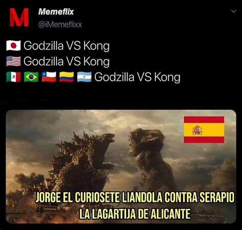 «годзилла против конга» (godzilla vs. Memes De Godzilla Vs King Kong Hasta Que Salga La Pelicula ...
