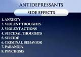 Common Side Effects Antidepressants