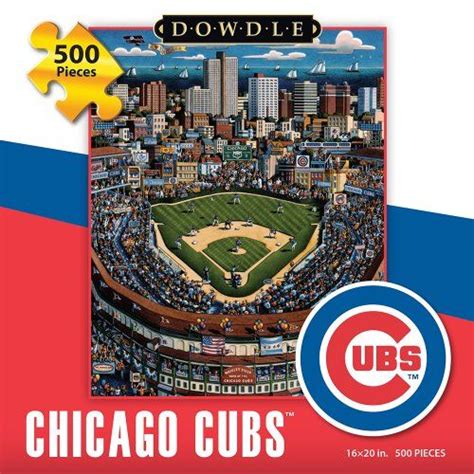 Jigsaw Puzzle Chicago Cubs 500 Pc By Dowdle Folk Art Check Out This