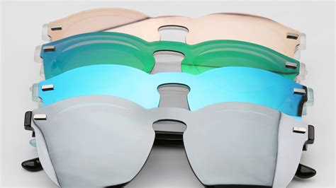 women men rimless polarized sunglasses club round rimless mirrored reflective wayfarer youtube