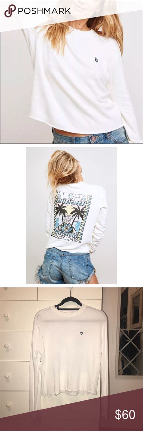Spiritual Gangster ‘aloha On My Mind Crop Sweater Cropped Sweater Clothes Design Fashion