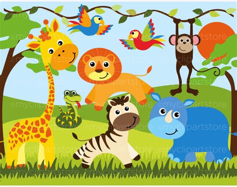 86 Free Clip Art Baby Safari Animals Clip Art Clipartlook
