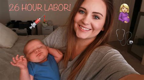 My 26 Hour Labor Story Induced At 39 Weeks Youtube