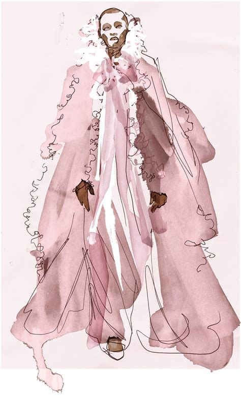 7 Illustrators Draw Their Favorite Couture Looks For Vogue Couture