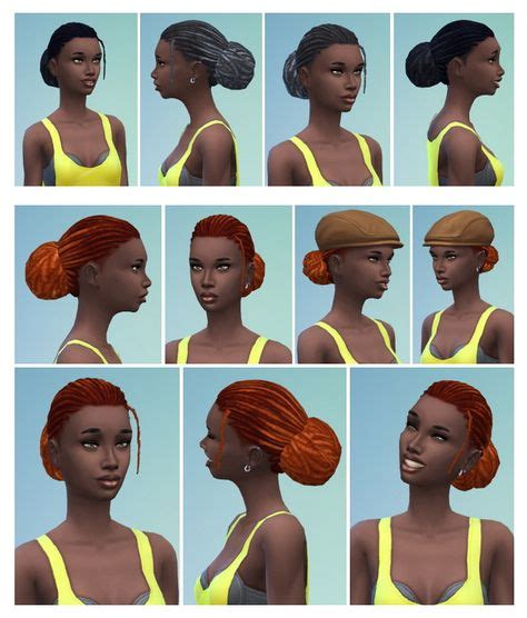 Backyard Dreads Bun At Birksches Sims Blog • Sims 4 Updates Dread Bun