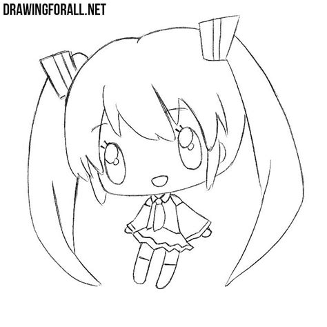 Chibi Lineart Simple Learn To Draw Draw Art Drawings Sketches Simple
