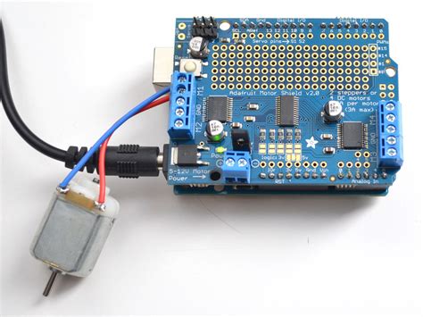 Using Dc Motors Adafruit Motor Shield V2 For Arduino Adafruit