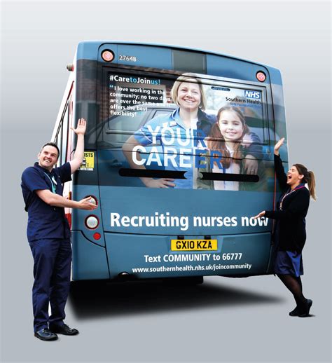 Nurse Recruitment On The Buses Nhs Creative