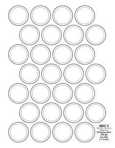 La licornerie offre plusieurs modèles de macarons en métal à l'effigie de licornes. macaron 1.75 inch circle template - Google Search I saved ...