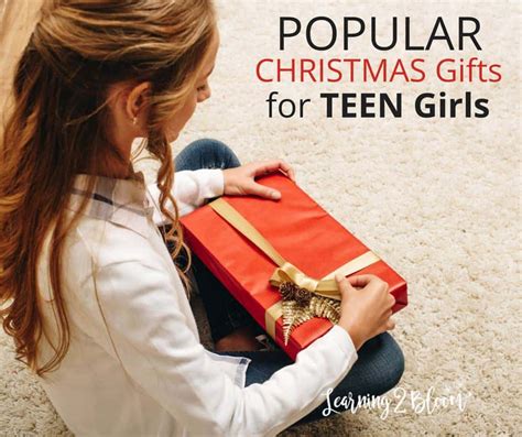 Here are 40 gift ideas that will impress your daughter (or niece, or friend's daughter) of any age and any interest, perfect for the holidays. Popular Gifts for Teen Girls - Learning2Bloom