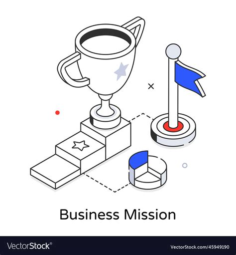 Business Mission Royalty Free Vector Image Vectorstock