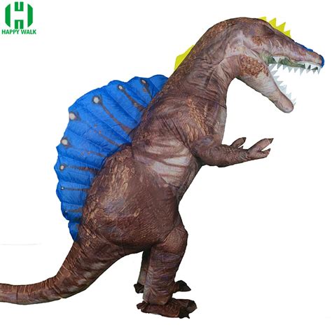 Mxosum Newest Dinosaur Costume For Adults Inflatable Spinosaurus