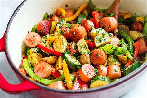 Maybe you would like to learn more about one of these? 20 Minute Healthy Sausage and Veggies One-Pot | Baking ...