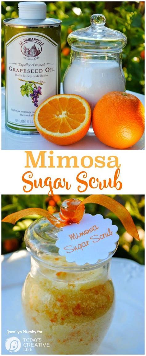 Homemade Mimosa Sugar Scrub Recipe Make Your Own Diy Sugar Body