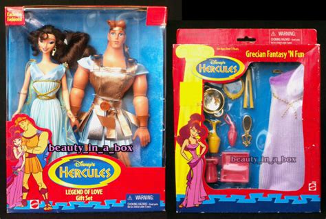 Disney Hercules Megara Doll Legend Of Love T Set Mattel 1997 Vintage