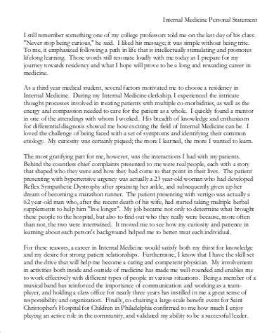 Clark, jr., md practiced pediatric medicine in my hometown of odessa tx. FREE 7+ Personal Statement Residency Samples in PDF