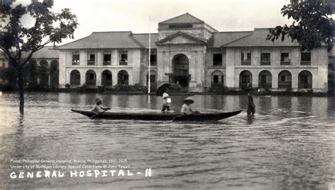 In its 98th year of dedicated service to the filipinos. Philippine General Hospital, c1910-1915 | Original print ...