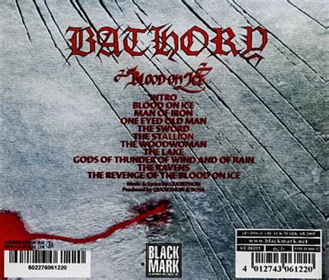 Bathory Blood On Ice Cd