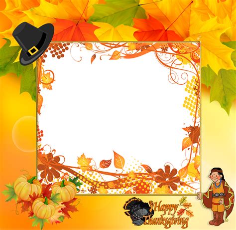 Thanksgiving Border Png Png Image Collection