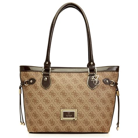 Guess Guess Handbag Reama Small Classic Tote In Coffee Brown Lyst