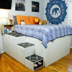 Instead, you can download the plans and follow the tutorial for an easier build. IKEA Hack Platform Bed - Freestanding Version - HandyDadTV