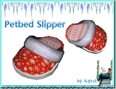 Sims 3 Inspirations Slipper Pet Bed By Kyrah Sims 3 Sims Pet Bed