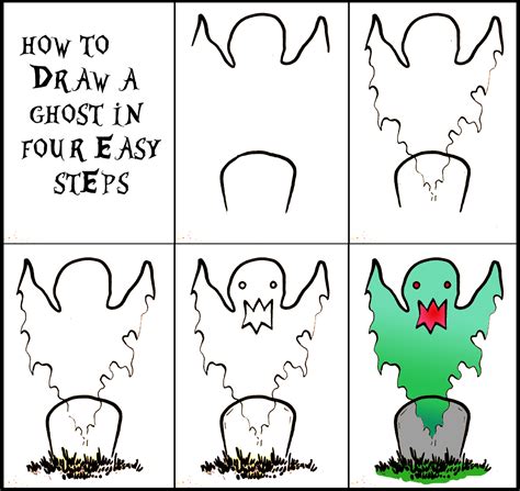 How To Draw Halloween Stuff Step By Step Gails Blog