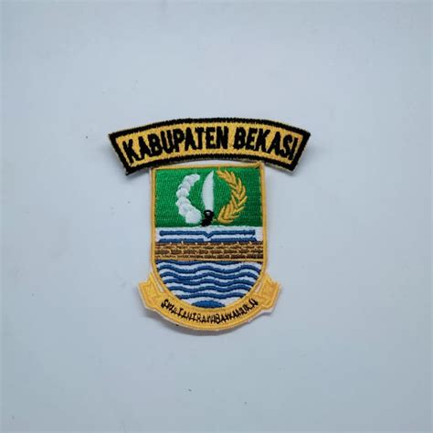Jual Logo Bordir Kabupaten Bekasi Begde Badge Logo Emblem