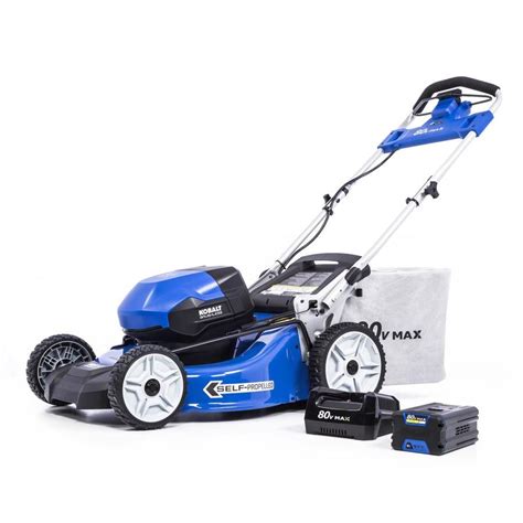 It's perfect if you have a small yard and limited storage space. Kobalt 80-volt Max Brushless Lithium Ion 21-in Self ...