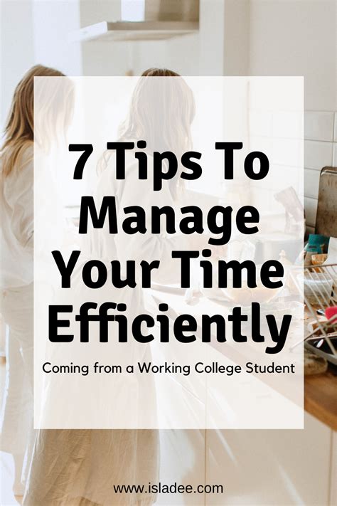7 Efficient Time Management Tips For College Students How To Become