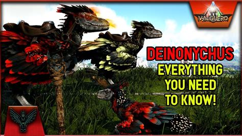 Ark Valguero Everything You Need To Know About Deinonychus Youtube