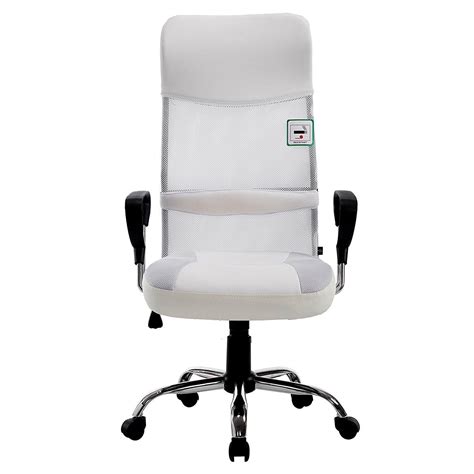 Sleek Design High Back Mesh Fabric Swivel Office Chair With Chrome Bas