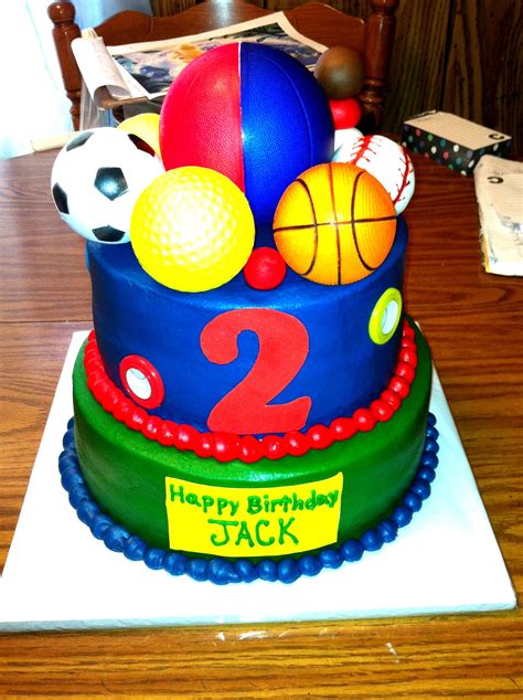 Sports Ball Cake Ball Birthday Parties Ball Birthday Kids Cake