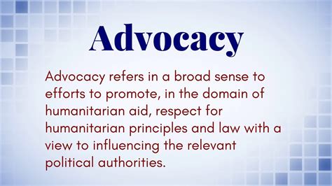 What Is Advocacy Cafs