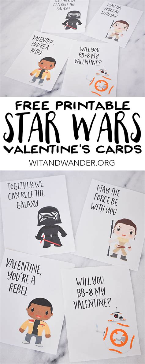 There's no better year to letter you inner nerd shine than this one, now that star wars: Star Wars: The Force Awakens Valentines Day Cards - Our ...
