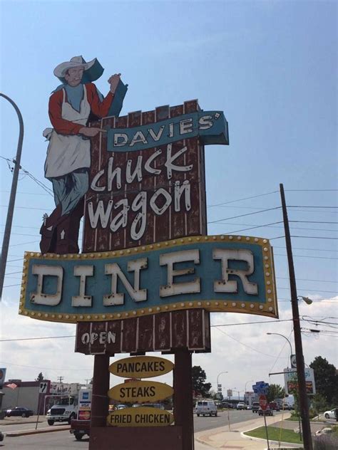 davies chuck wagon diner lakewood co old neon signs vintage neon signs old signs