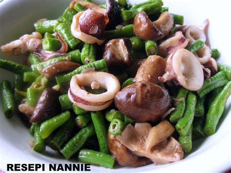 Pilihan utama sebagai sajian istimewa. RESEPI NANNIE: TUMIS KACANG PANJANG