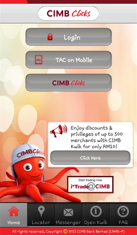 Tentu sekali anda perlu ada akaun cimb clicks untuk menikmati semua kemudahan ini. CIMB Clicks Malaysia - Android Apps on Google Play