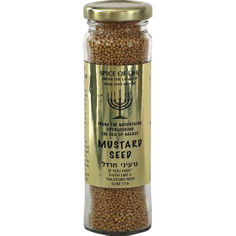 Mustard Seed From The Galilee 65 Grams 23 Ounces