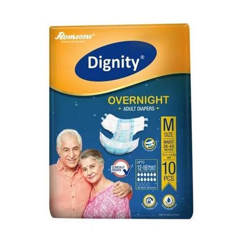 Adults Dignity Overnight Disposable Adult Diapers Size Medium