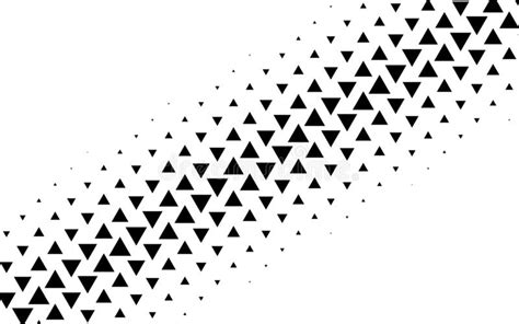 Triangles Halftone Vector Illustration Triangle Geometric Background