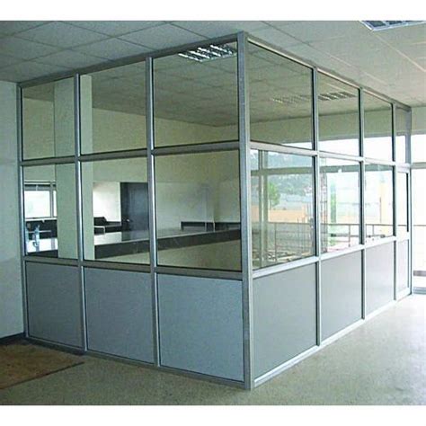 Aluminium And Glass Aluminium Section Partitions At Rs 250square Feet