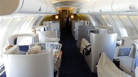 Join me on a business class (club world) flight onboard a british airways a380 aircraft from london heathrow to miami airport. British Airways Boeing 747 business class (upper cabin ...